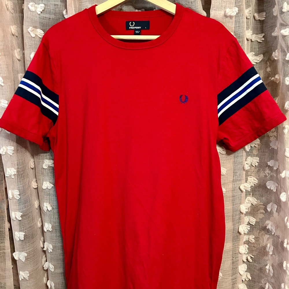 Fred Perry Red Ringer T-shirt